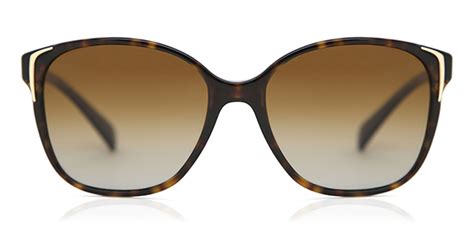 Prada PR 01OS Polarized 2AU6E1 Sunglasses Tortoise